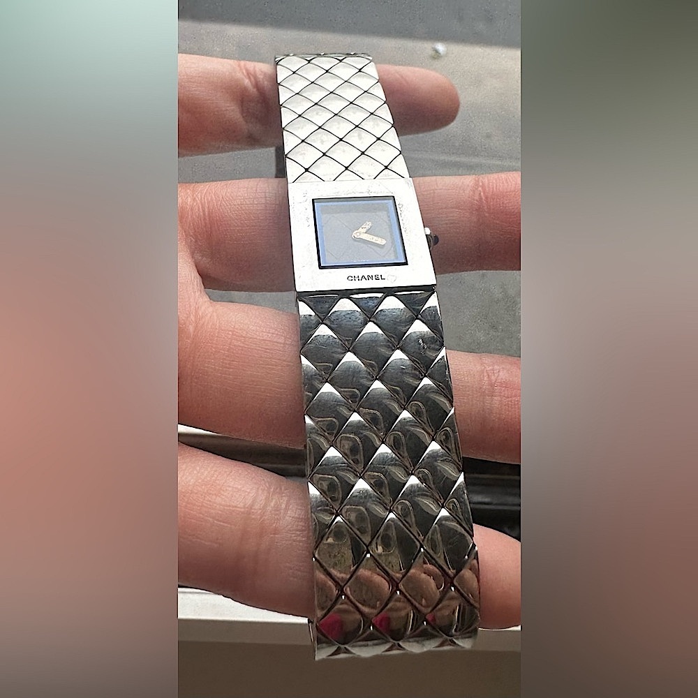 RARE! CHANEL MATELASSE LADIES 20MM WATCH!!